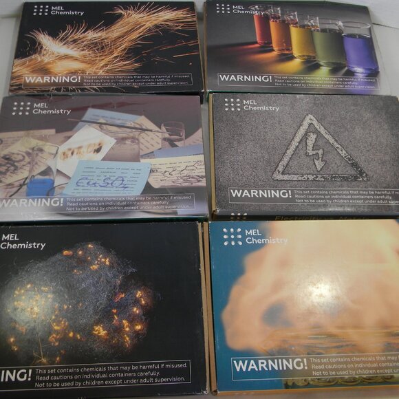 MEL Science Chemistry Lab Kits Set of 6 Homeschool Chem Class - Picture 3 of 4